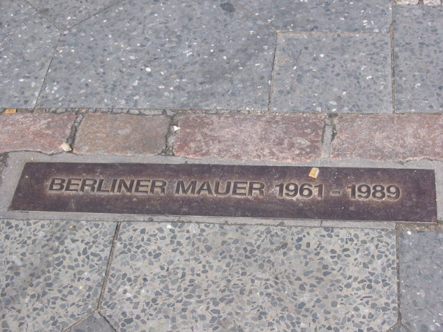 Site of Berlin wall