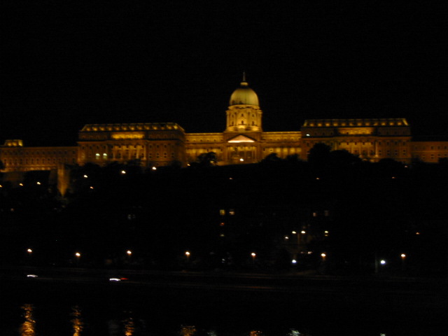 castle at night