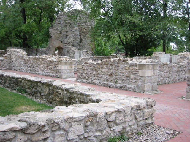 ruins on Margaret Island
