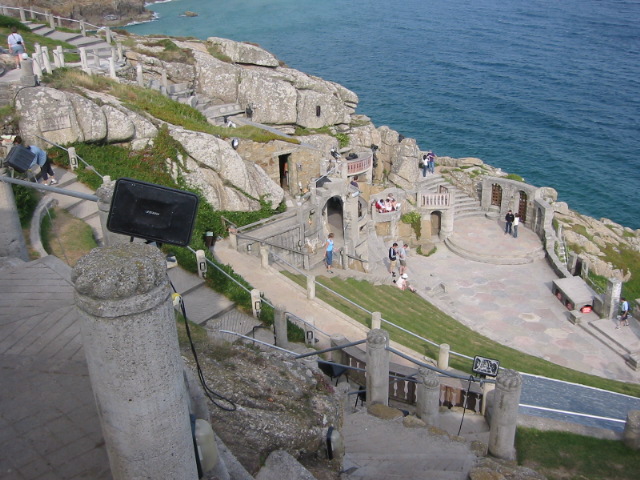 Minack Theater -looking at stage