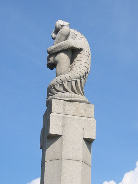 serpent statue