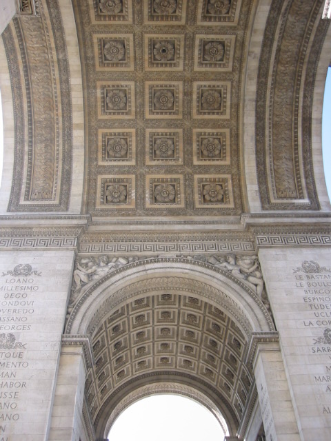 Arc de Triomphe -inside ceiling