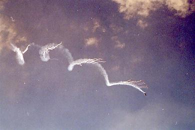 fireworks plane