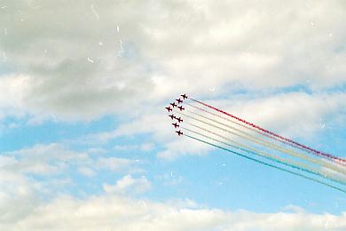 Red Arrows plane