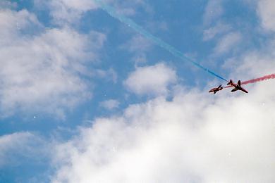 Red Arrows plane