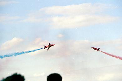 Red Arrows plane