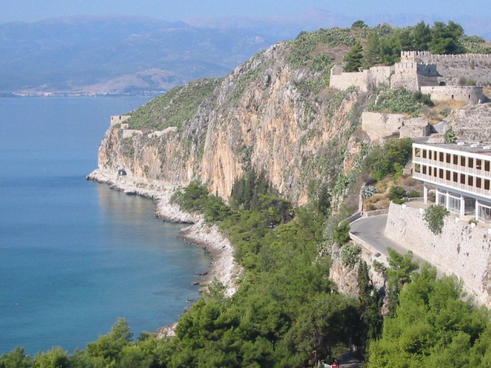 around back of Nafplio