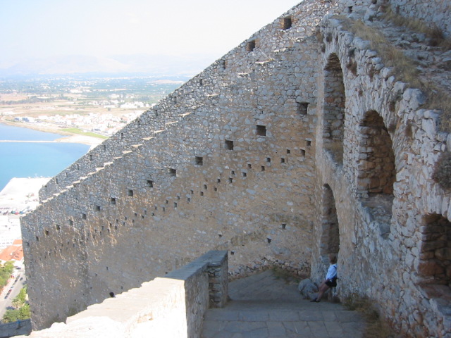 stairs to fortress