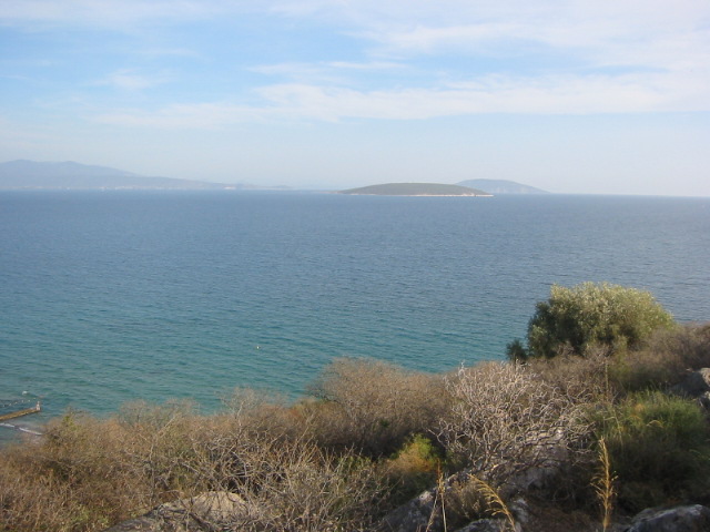 view of water from top