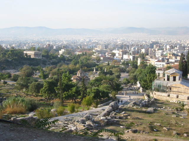 Athens view & Ancient Agora