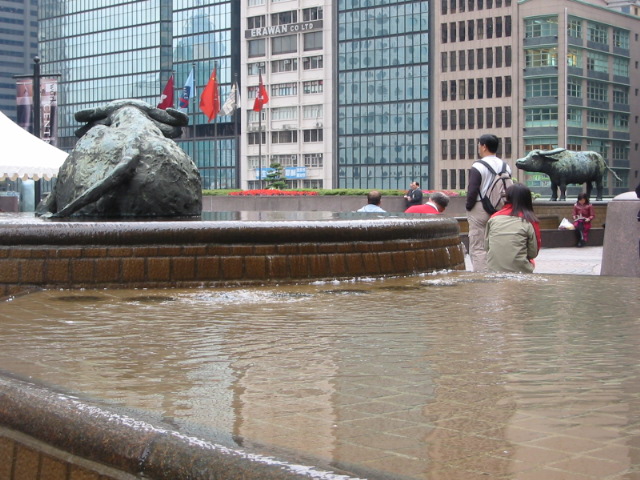 water buffalo sculpture