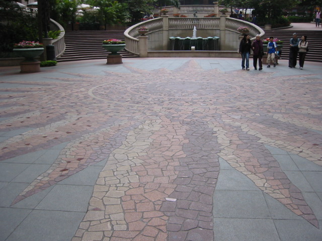 sun in tile