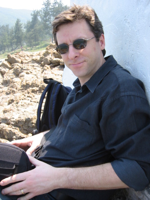 Dave with lunch
