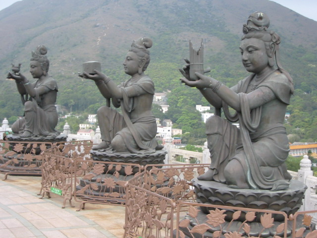 more statues