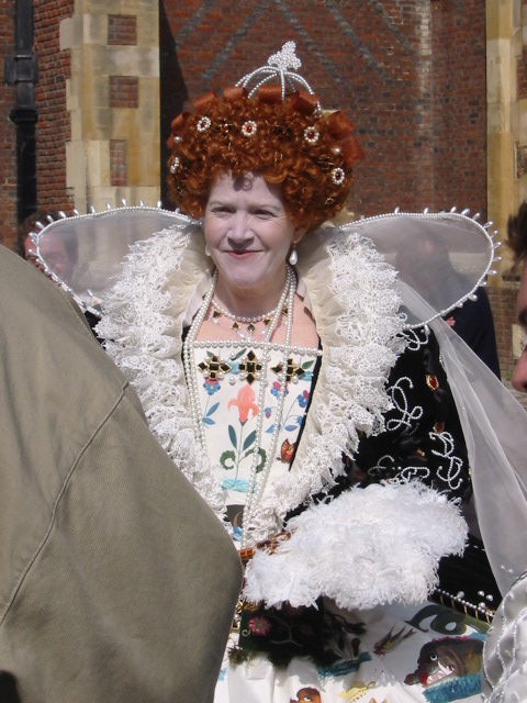 Person dressed as Queen