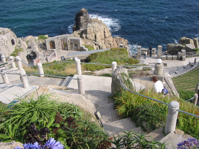 Minack Theater -looking at stage