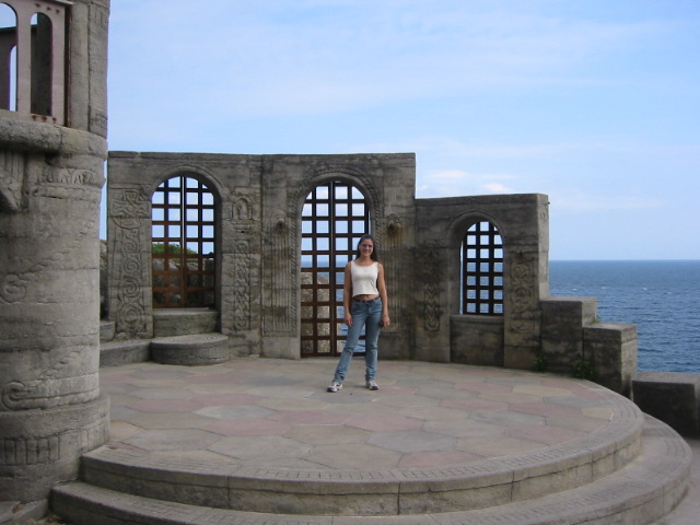 Minack Theater -standing on stage