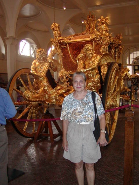 back golden carriage