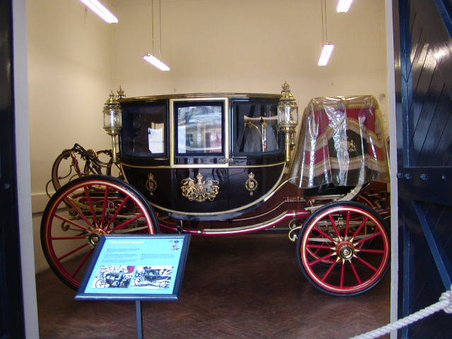 black carriage