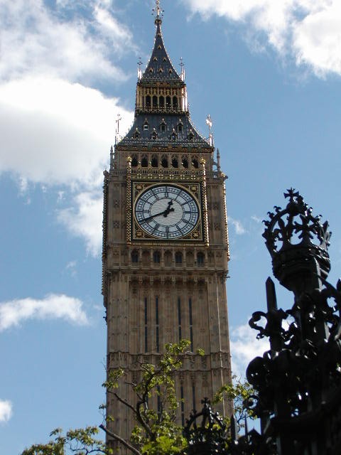 Big Ben (north side of Parliament bldgs