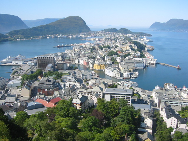 Alesund view from Aksla