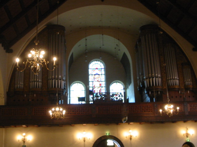 back of church