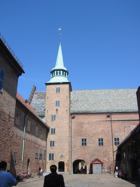 outside castle