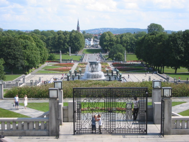 park view looking back to town