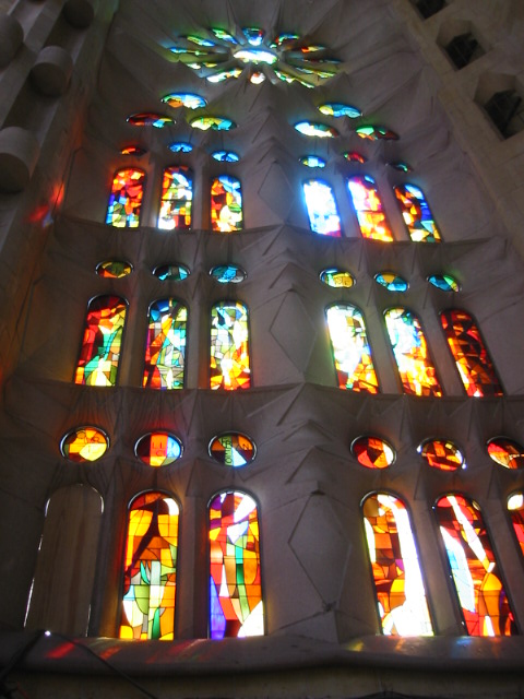 Sagrada Familia stained glass