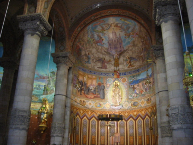 inside church