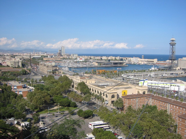 view looking back at Marina